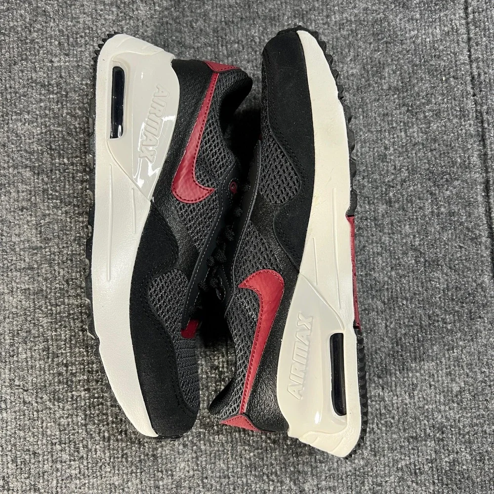 NEW Nike Air Max SC Boys 7Y / Wmns 8.5‎ Black Red Sneakers CZ5358-009 Low Shoes